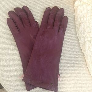 Aris Stainguard 1970’s Red VTG Leather Gloves
